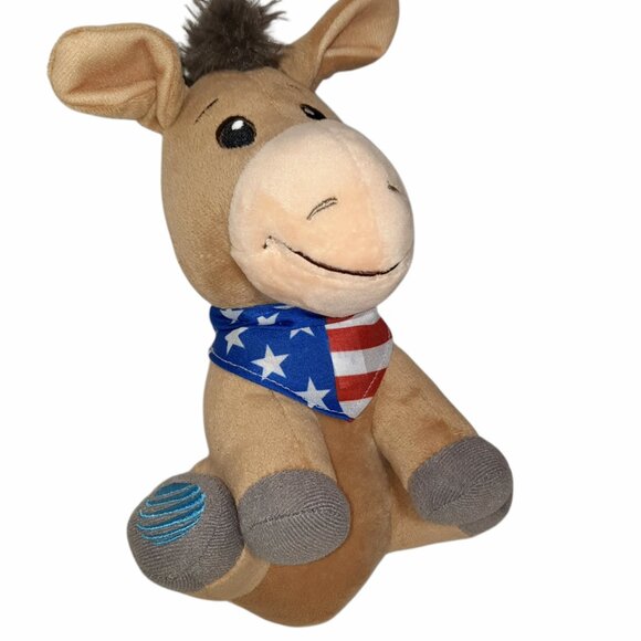 AT&T Milwaukee DNC 2020 Democratic National Convention Donkey Horse Plush Toy 9" - Picture 3 of 8